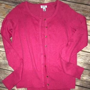 Lilly Pulitzer pink cashmere blend cardigan 😍